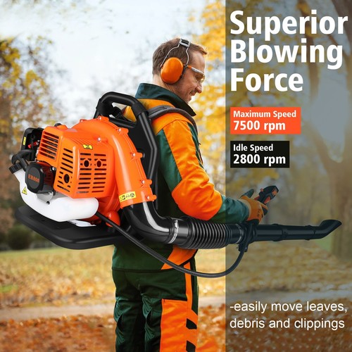 New backpack leaf blower - new,